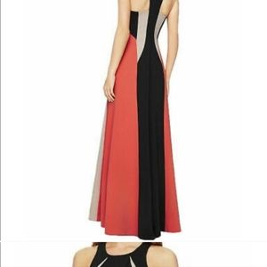 BCBG Max Adria Johanna Color Blocked Gown